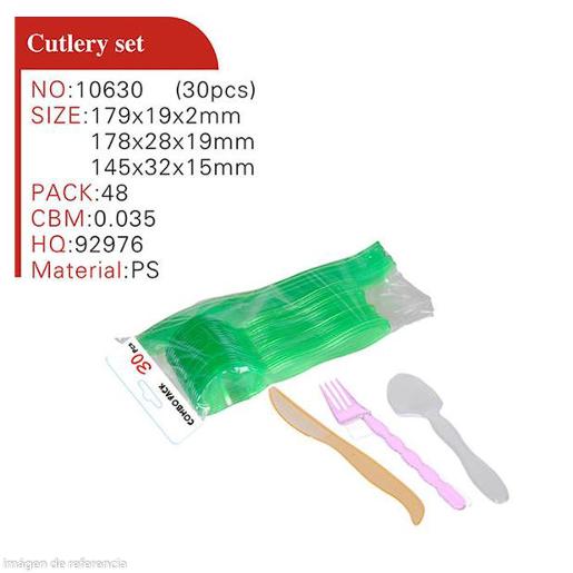 CUTLERY SET (KNIFE/FORK/BLAZER)