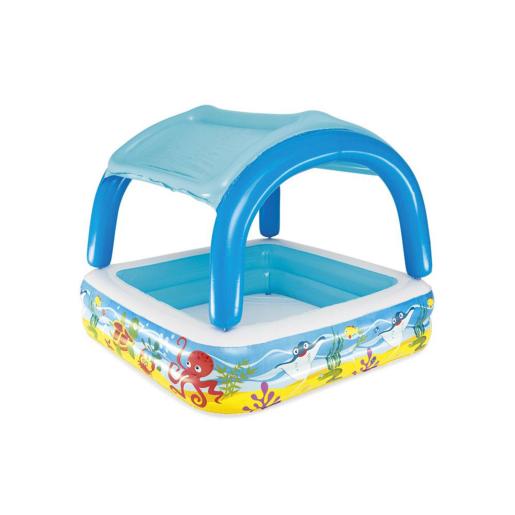 PISCINA INFLABLE CON CUBIERTA 58 X48