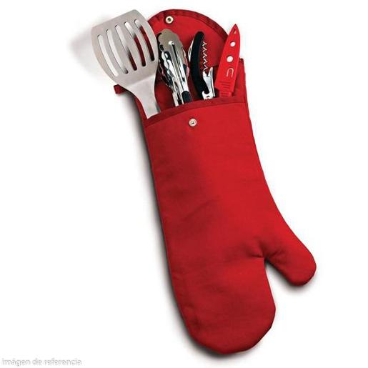 GRILL ACCESSORIES SET WITH GLOVE
