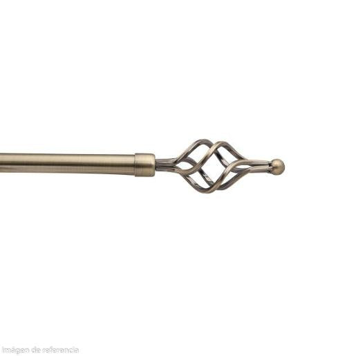 RIEL P/CORTINA ANTI-BRASS 84 -120