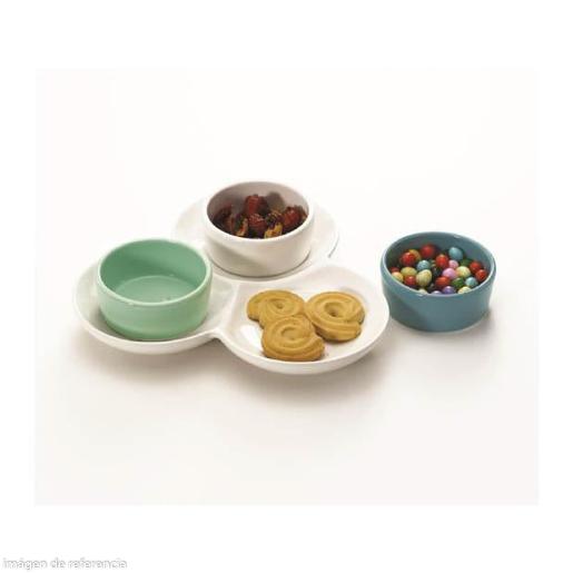 4-Piece Snack Plate Set