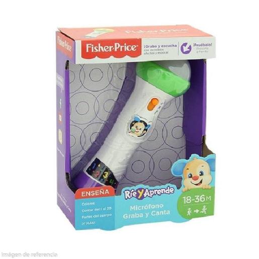 FISHER PRICE MICROFONO RIE Y APRENDE A G