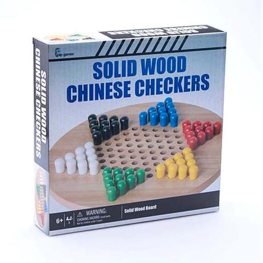 WOODEN CHINESE CHECKERS BOARD GAME