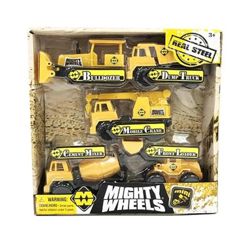 SET DE 5 VEHICULOS CONSTRUCCION 3.5 MET