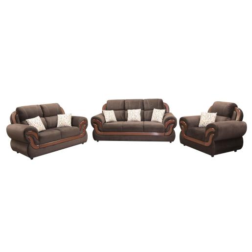 CANADA 3-PIECE LIVING ROOM SET DARK BROWN