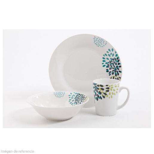 ELLA PETALOS 12PC PORCELAIN DINNERWARE SET