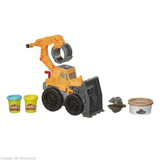 PLAYDOH TRACTOR WHEELS FRONT LOADER