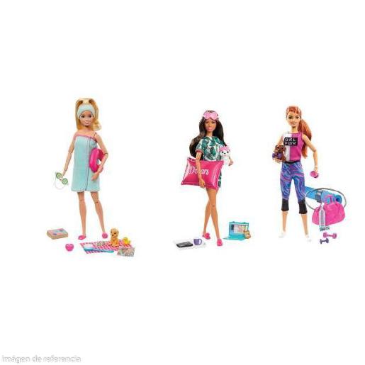 BARBIE WELLNESS SPA MUNECA SURTIDA