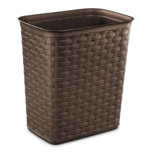 CESTA P/ BASURA 13LT CAFE