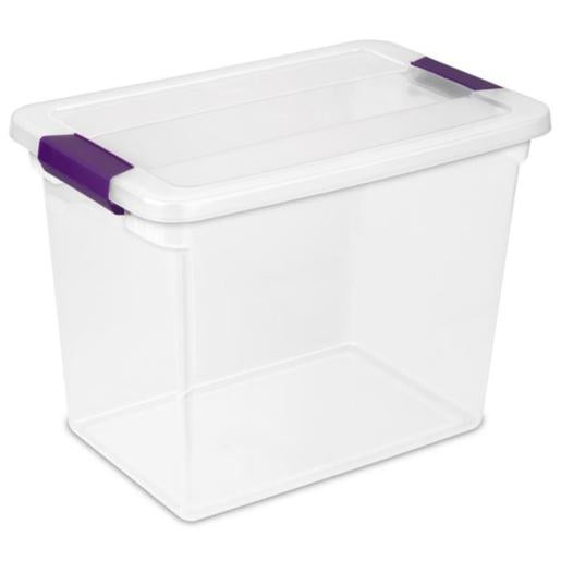 ORG. BOX 26LT W/ MOR. HANDLES