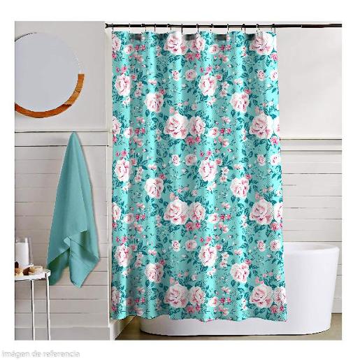 MASEL BATH CURTAIN WITH 12 HOOKS