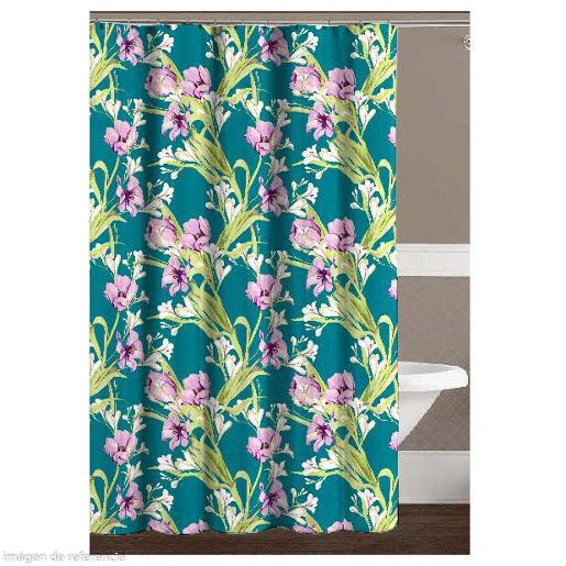 CORTINA DE BANO MYKERO C/ 12 GANCHOS