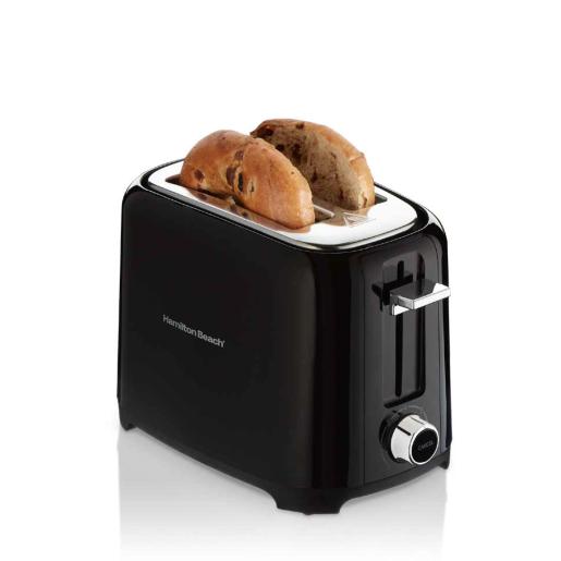 2-Slice Black Toaster