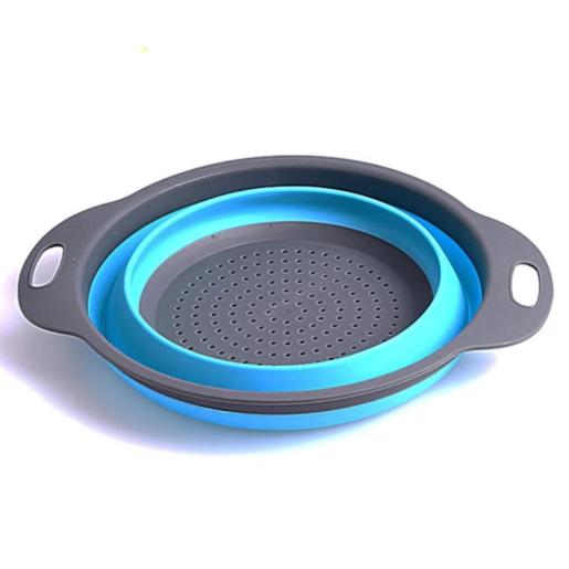 Collapsible mesh strainer. Assorted