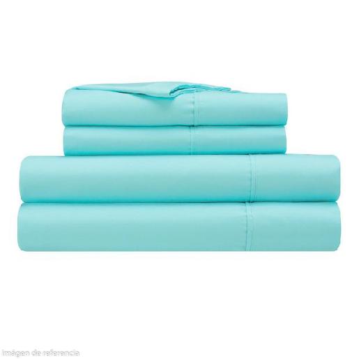 SABANA QUEEN 4PCS AZ. ANTIMICRO.
