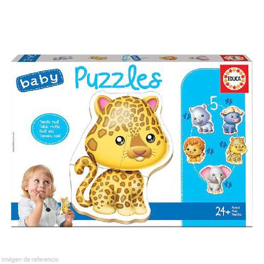 3-PIECE JUNGLE ANIMAL PUZZLE