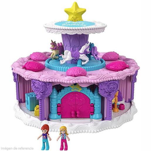 POLLY POCKET PASTEL DE CUMPLEANOS SORPRE