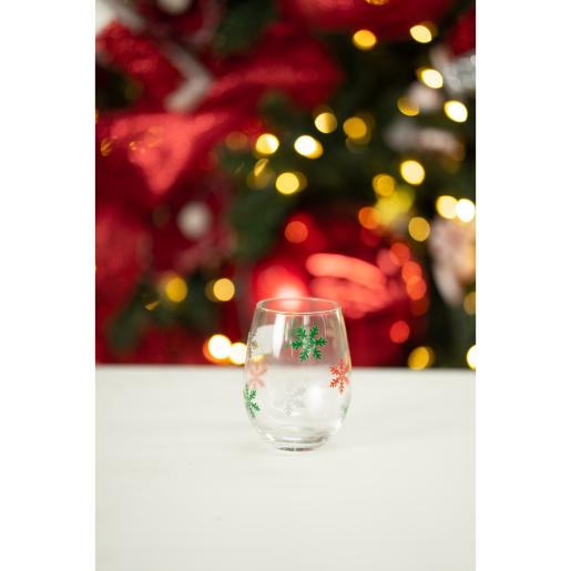 NAV. TRANSPARENT GLASS SNOW FLAKES