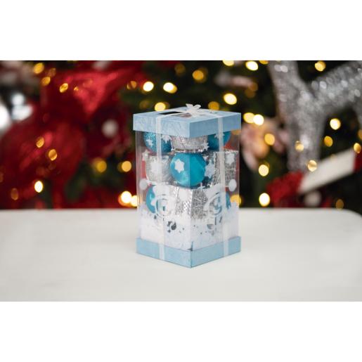 NAV. SET OF 16 TREE BALLS 6CM ASSORTED