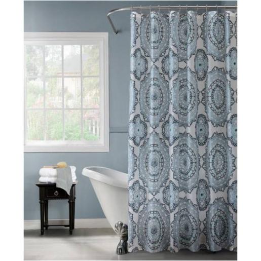 CORTINA P/ BANO C/ GANCHOS MELLA