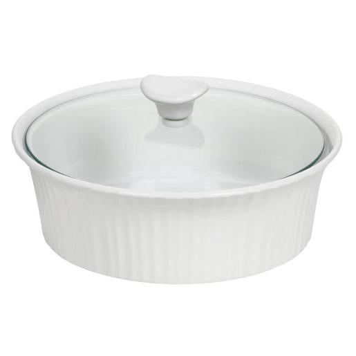 RED CASSEROLE WITH GLASS LID 2.4L