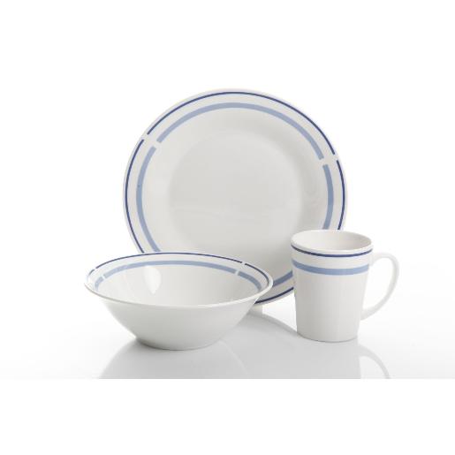 IVY LINES 12PCS DINNERWARE