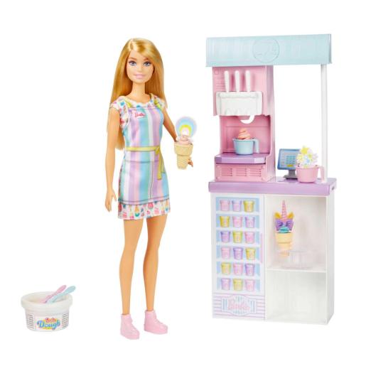 BARBIE SET HELADERIA CON MUNECA