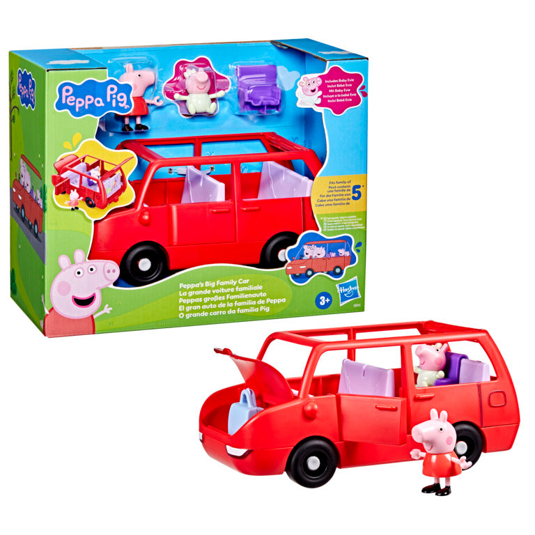 PEPPA PIG EL AUTO ROJO DE LA FAMILIA