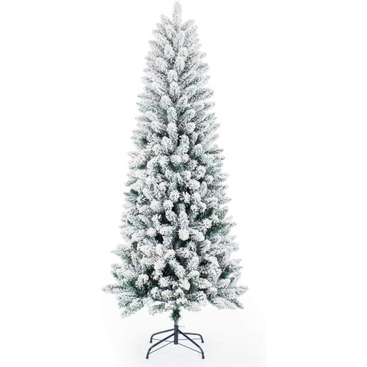 NAV. TREE WITH SNOW 210 CM/850 RAMS