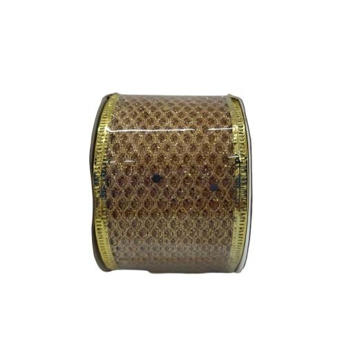 NAV. CINTA 6.3CM X 2.7M COLOR DORADO SUR