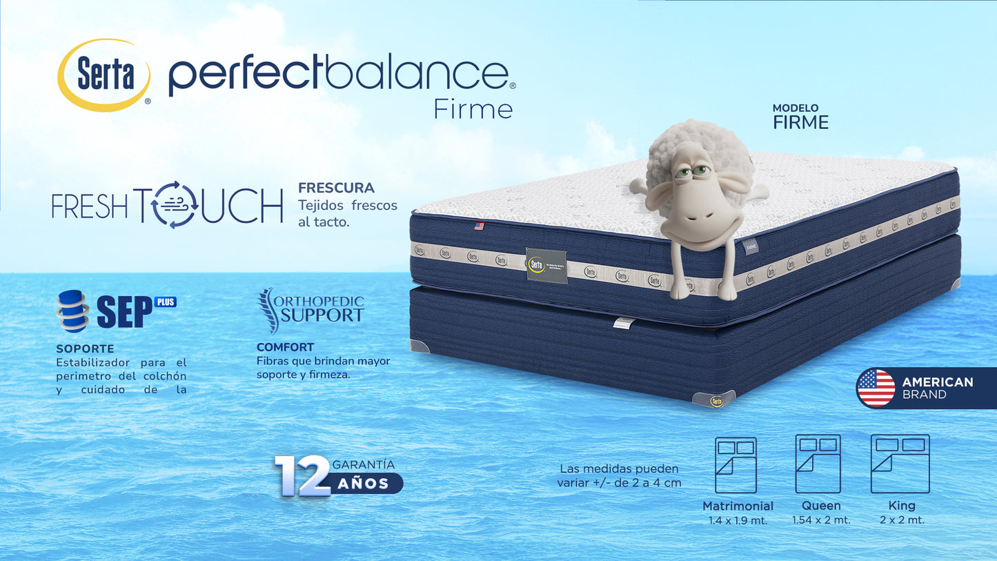DOUBLE BED. FIRM BALANCE