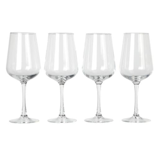 SET OF 4 WHITE WINE GLASSES 14.07 OZ