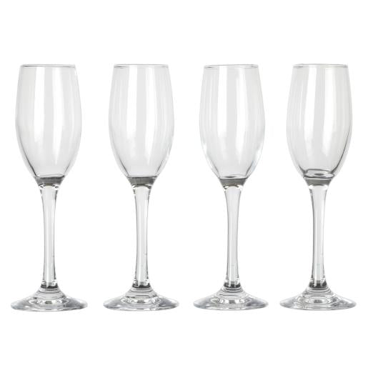 SET OF 4 CHAMPAGNE GLASSES 6.1 OZ