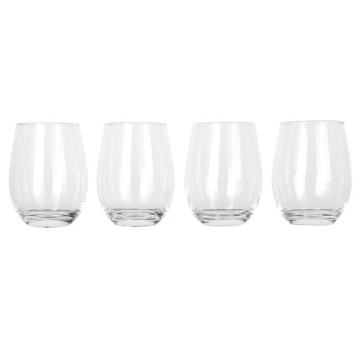 SET OF 4 GLASSES 18.6 OZ