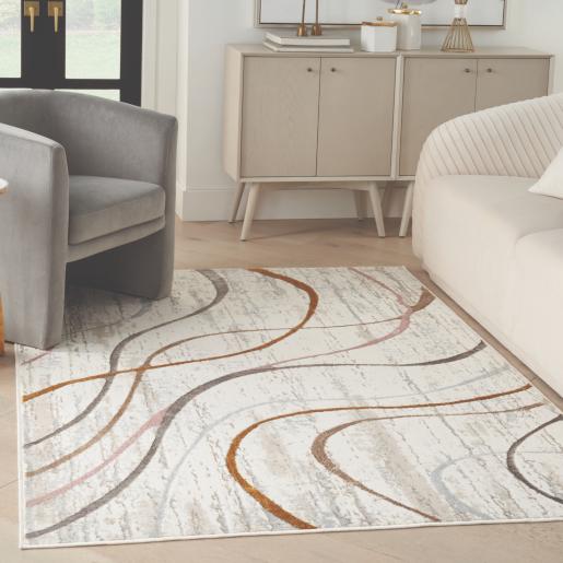 ALFOMBRA DE SALA GLITZ 5'3 x7'3 BG MULT