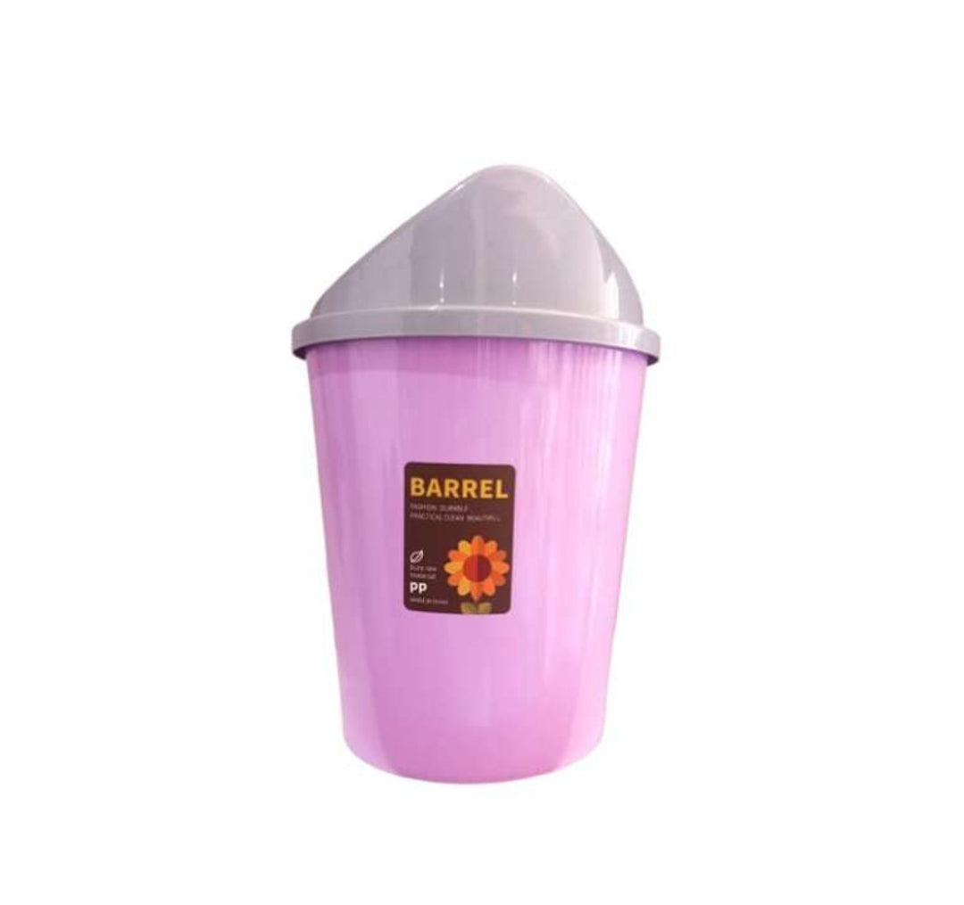 PLAST TRASH BIN. C/VAIVEN 9L SURT.