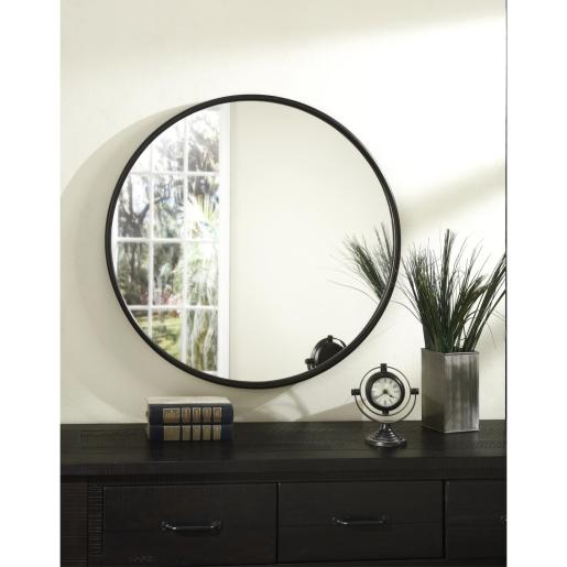 ROUND MIRROR 30 BRONZE 76X76 CM
