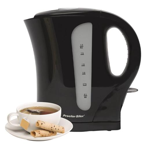 1.7L BLACK ELECTRIC KETTLE
