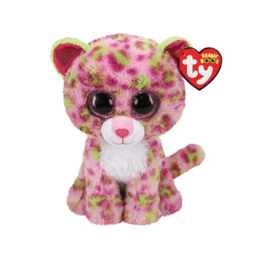 TY PLUSH BEANIE BOOS LAINEY LEOPARD ME