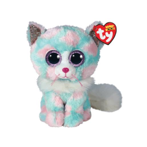 TY PLUSH BEANIE BOO OPAL PASTEL CAT