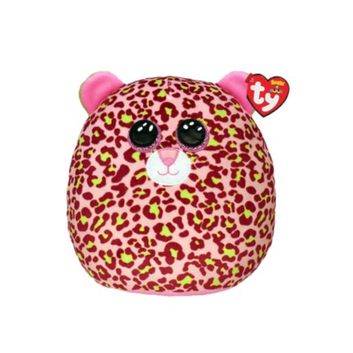TY SQUISH-A-BOOS LAINEY PINK LEOPARD
