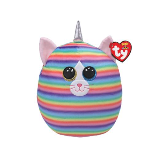 TY SQUISH-A-BOOS HEATHER GATO ARCOIRIS