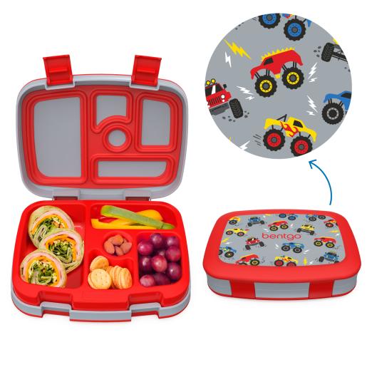 BENTGO KIDS MONSTER TRUCKS LUNCH BOX