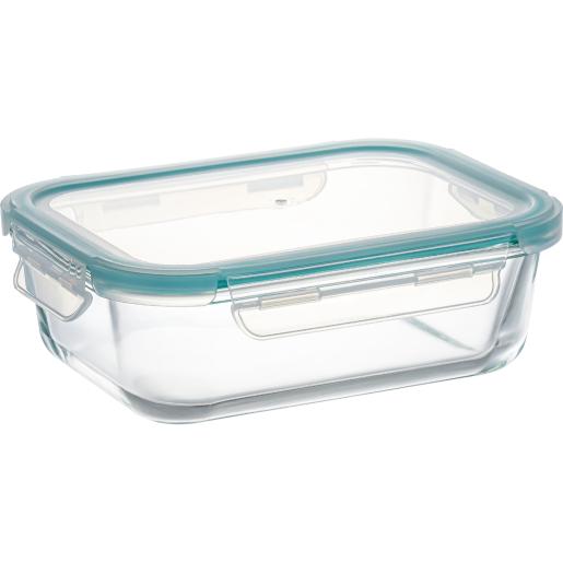 RECIP. D/GLASS W/RECT LID. 1000ML