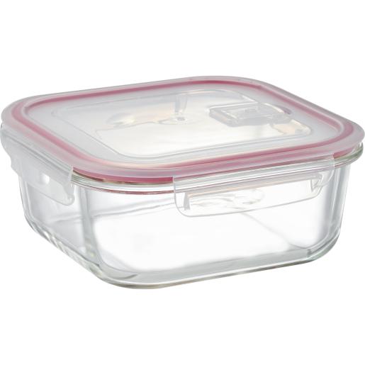 REC. D/GLASS W/VAC COVER. CUA. 1200ML