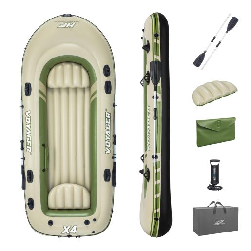 VOYAGER INFLATABLE RAFT SET WITH ACCESSORIES