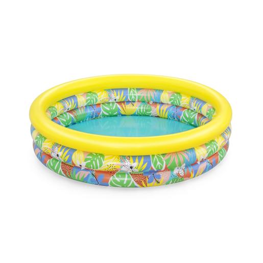 PISCINA INFLABLE P/NINOS 1.68X0.38M FLOR