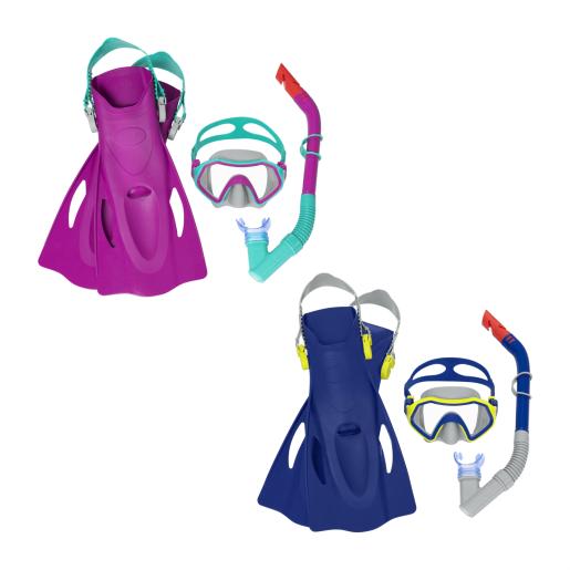 3-Piece Snorkel Set Assorted Colors
