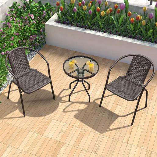 NG 2 CHAIRS + TABLE PATIO SET