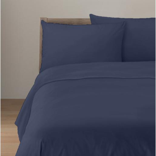 SET D/DOUBLE SHEET. 4PCS INDIGO